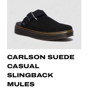 Doc Martins black mules. Never been worn. Do not have original box.